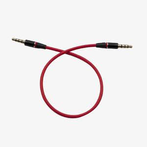 Coiled, Black TRRS Cable