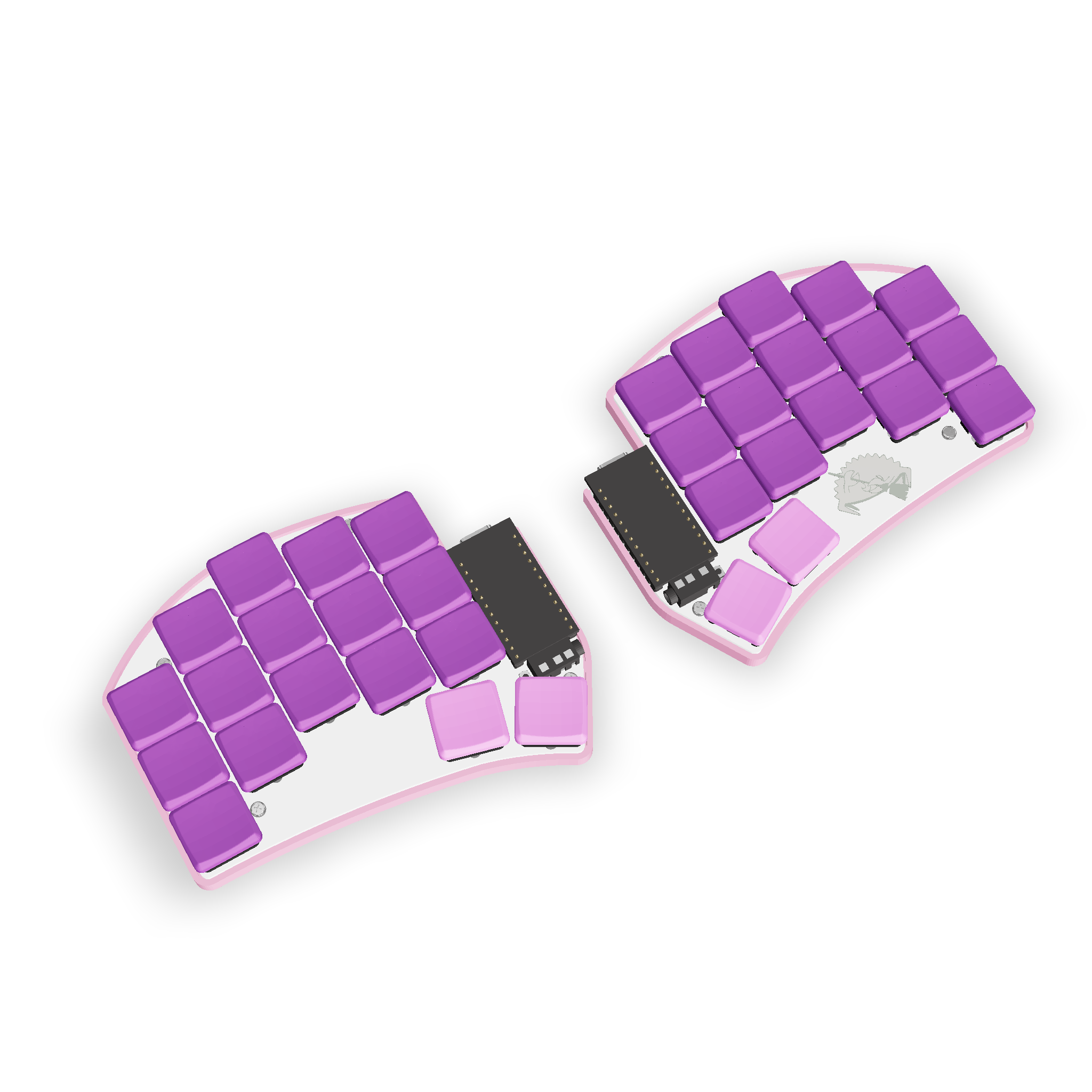 KeebMaker Sweep Bling Split Keyboard - Thumbnail 5