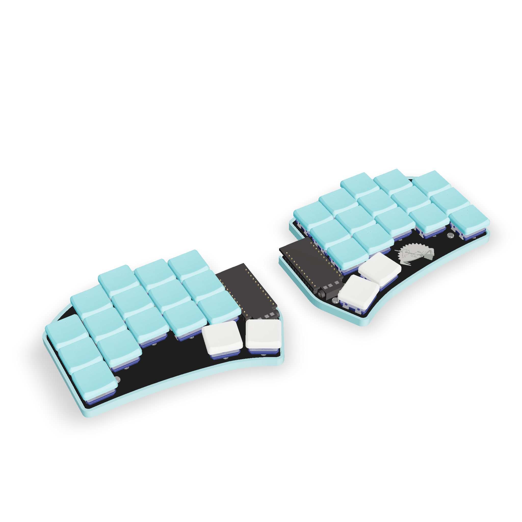 Custom Sweep Bling LP Keyboard