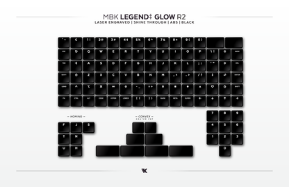 MBK Legend‡ Glow R2 Keycaps