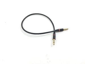Coiled, Black TRRS Cable